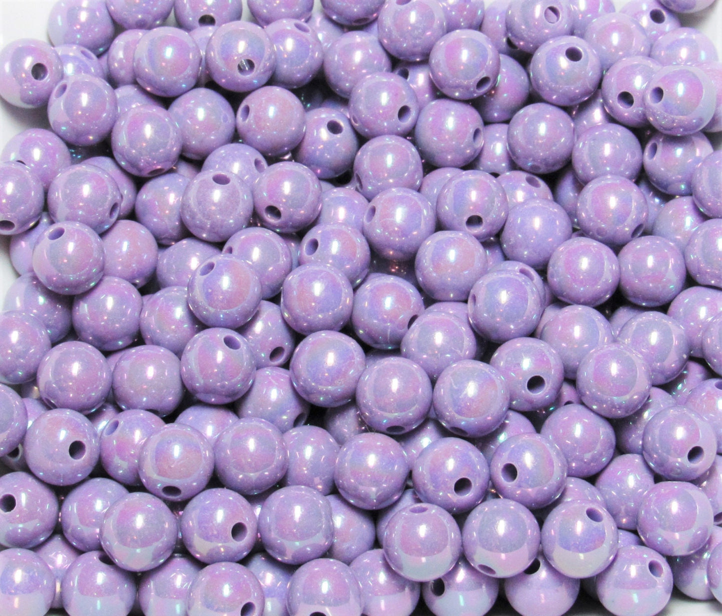 10mm Purple AB Bubblegum Beads, Chunky Bubblegum Beads, Gumball Beads, Acrylic Beads, Fairy Kawaii Bead, Chunky Bubblegum Bead, Chunky Bead