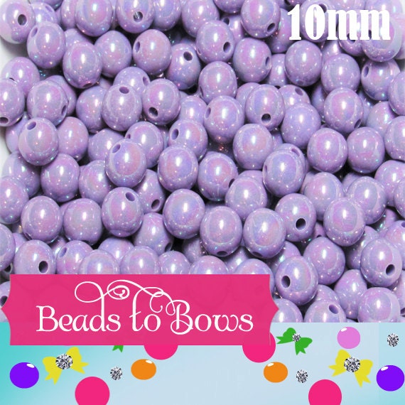 10mm Purple AB Bubblegum Beads, Chunky Bubblegum Beads, Gumball Beads, Acrylic Beads, Fairy Kawaii Bead, Chunky Bubblegum Bead, Chunky Bead