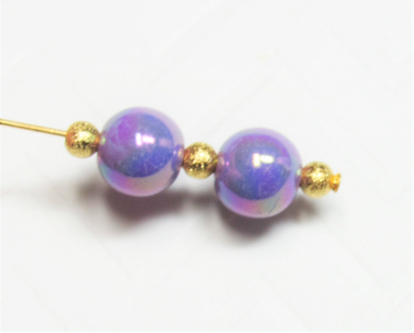 10mm Purple AB Bubblegum Beads, Chunky Bubblegum Beads, Gumball Beads, Acrylic Beads, Fairy Kawaii Bead, Chunky Bubblegum Bead, Chunky Bead