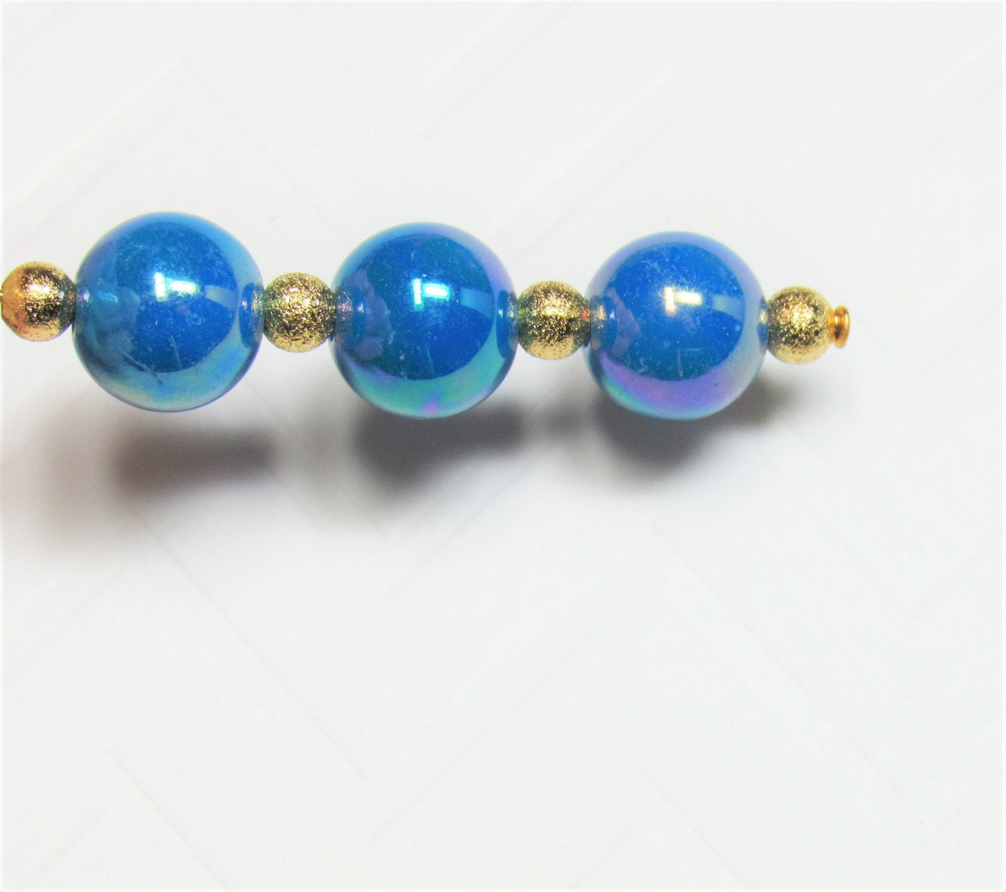 10mm Blue AB Bubblegum Beads, Chunky Bubblegum Beads, Gumball Beads, Acrylic Beads, Fairy Kawaii Bead, Chunky Bubblegum Bead, Chunky Bead