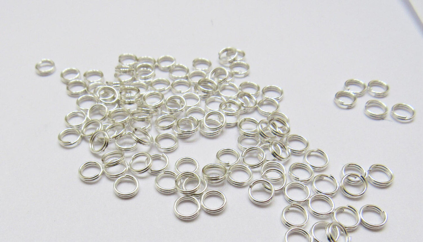 Quality 8mm Split Rings, Double Loop Split Rings, Supply, Jewelry Findings, Split Rings Hold There Shape Better Than Standard Ones