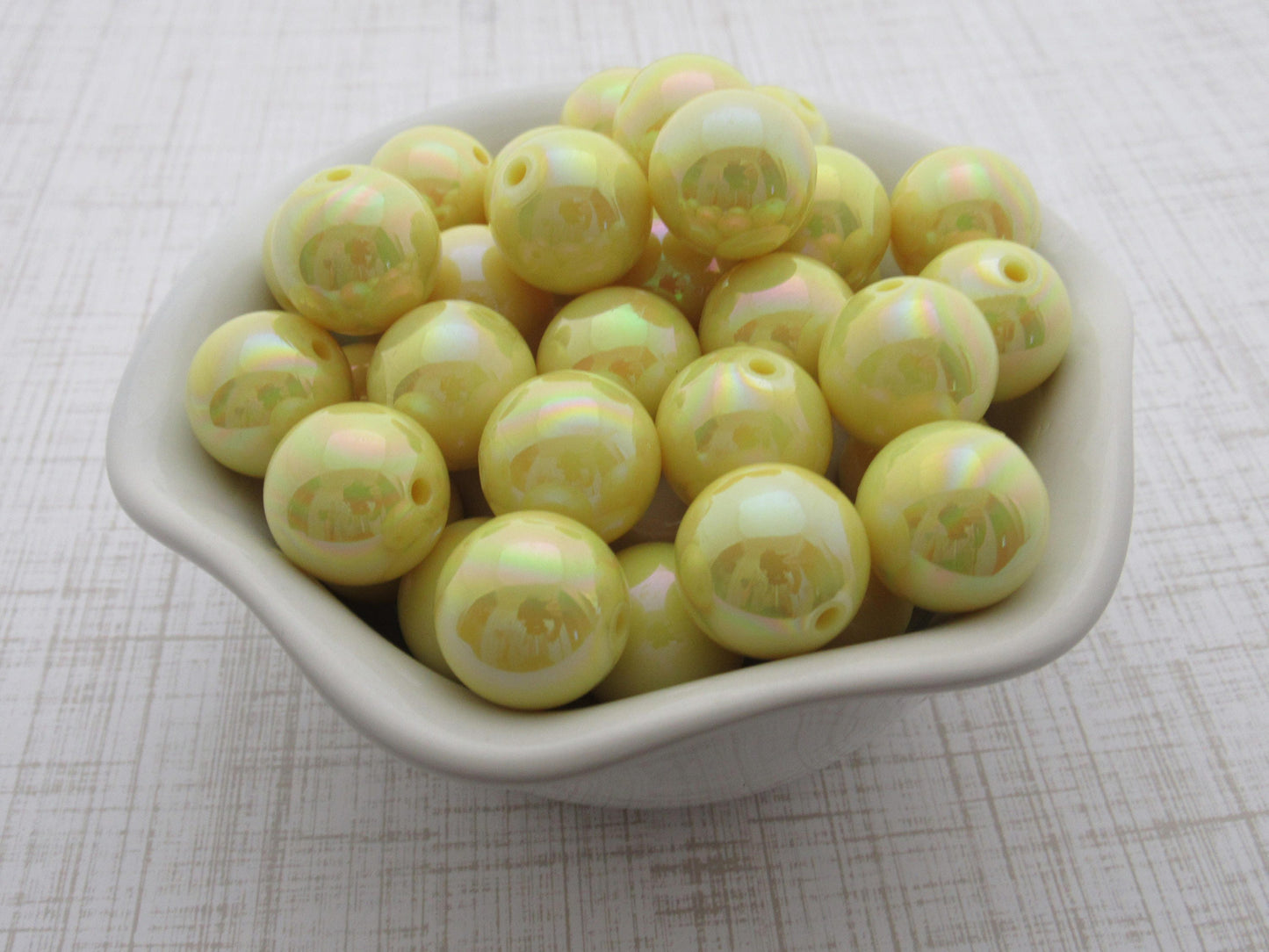 10Ct. 20mm AB Biscue Bubblegum Beads, Rainbow Beads, Bubblegum Beads, Chunky Rainbow Beads, Gumball Beads, Chunky Necklace Supply