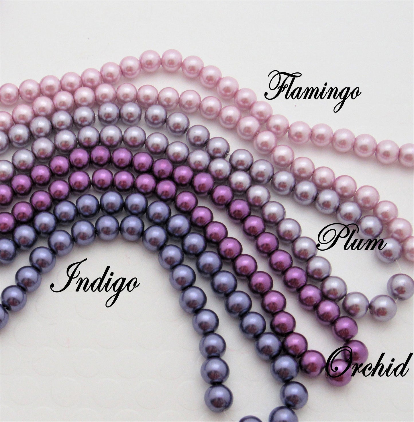 10mm Orchid Bubblegum Pearls, Chunky Pearls, Glass Pearls, Gumball Pearls, Bubblegum Necklace Supply Bead, Jewelry Supply, Supply
