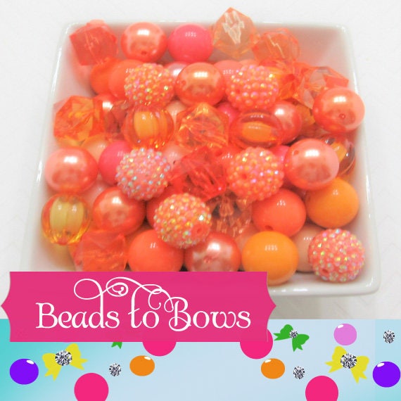 12 or 24Ct. 20mm Bubblegum Assorted Bubblegum Beads, Bulk Chunky Necklace Beads, Acrylic Beads, Bubblegum Beads, Round Bubblegum Bead
