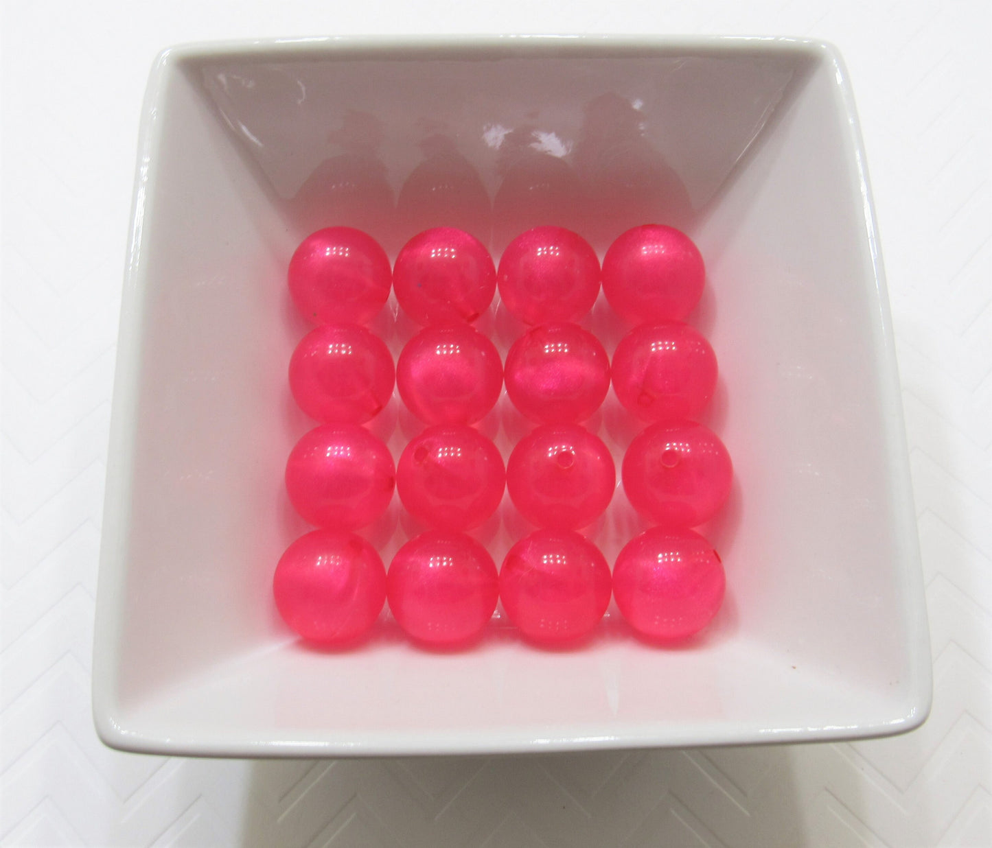 NEW 20mm Hot Pink Allusion Glitter Bubblegum Beads, Chunky Beads, Bubblegum Glitter Beads, Chunky Beads, Chunky Bead Supply, Pink Bead