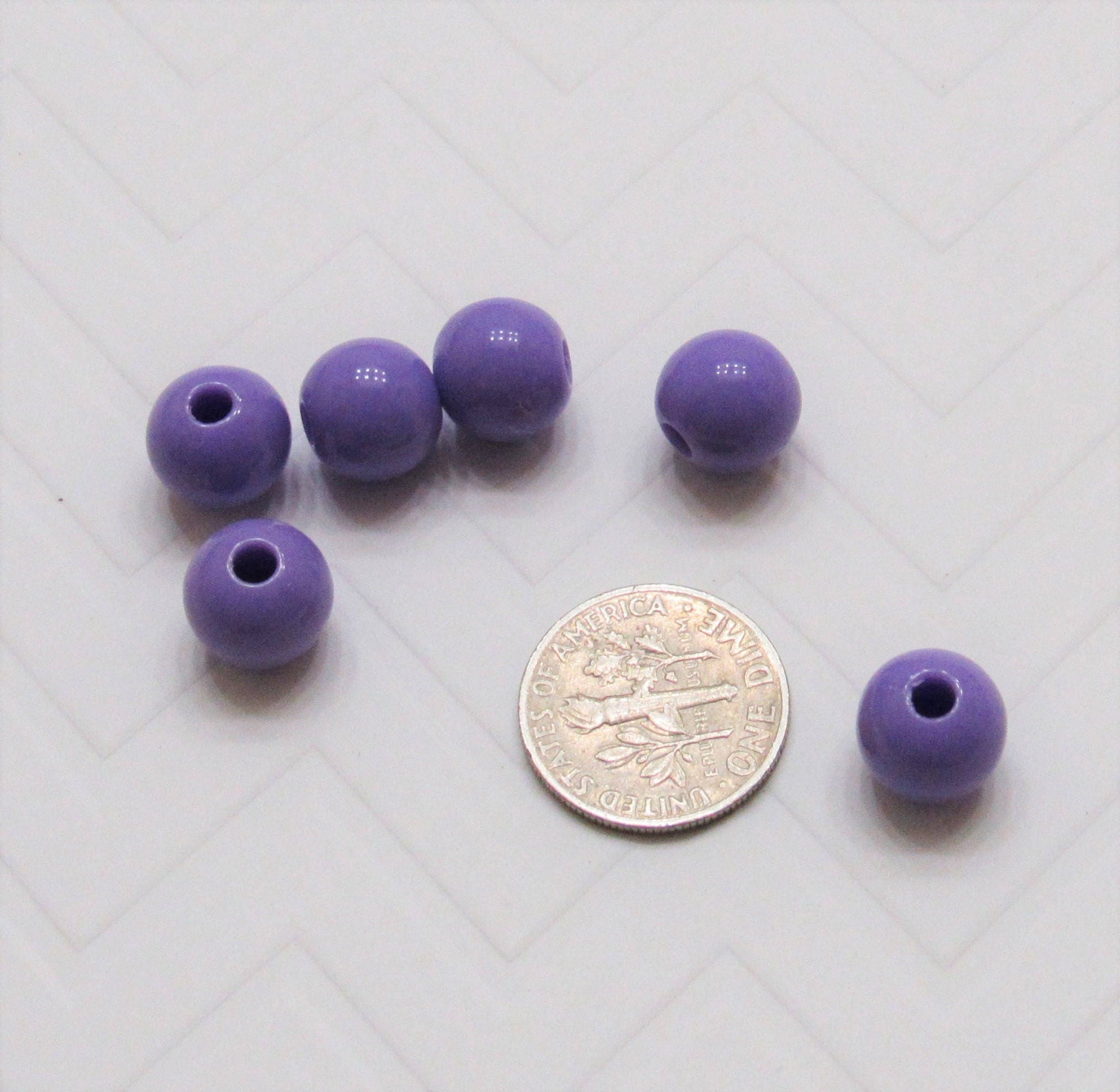 10mm Purple Bubblegum Beads, Round Bubblegum Beads, Chunky Acrylic Beads, Gum Ball Beads, Fairy Kei Beads, Chunky Necklace Supply Beads