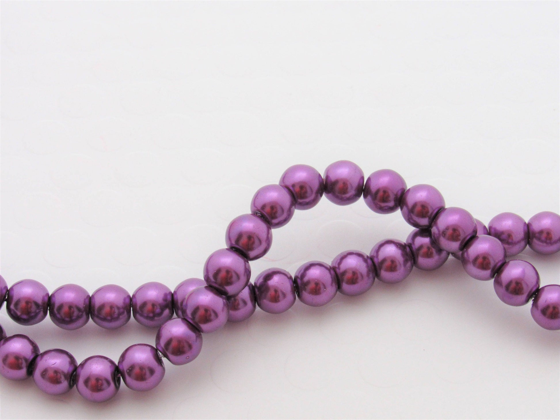 10mm Orchid Bubblegum Pearls, Chunky Pearls, Glass Pearls, Gumball Pearls, Bubblegum Necklace Supply Bead, Jewelry Supply,  Supply